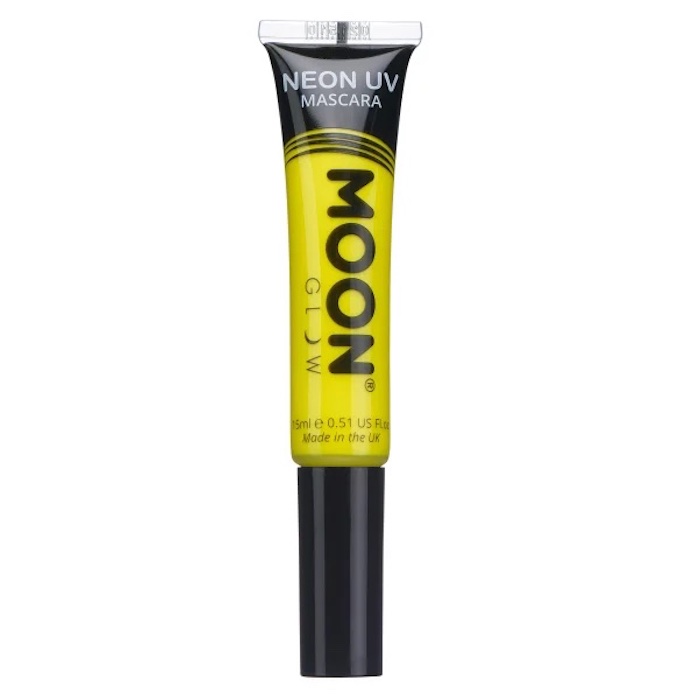 Neon UV Mascara Intens Gul - Lys op til festen!
