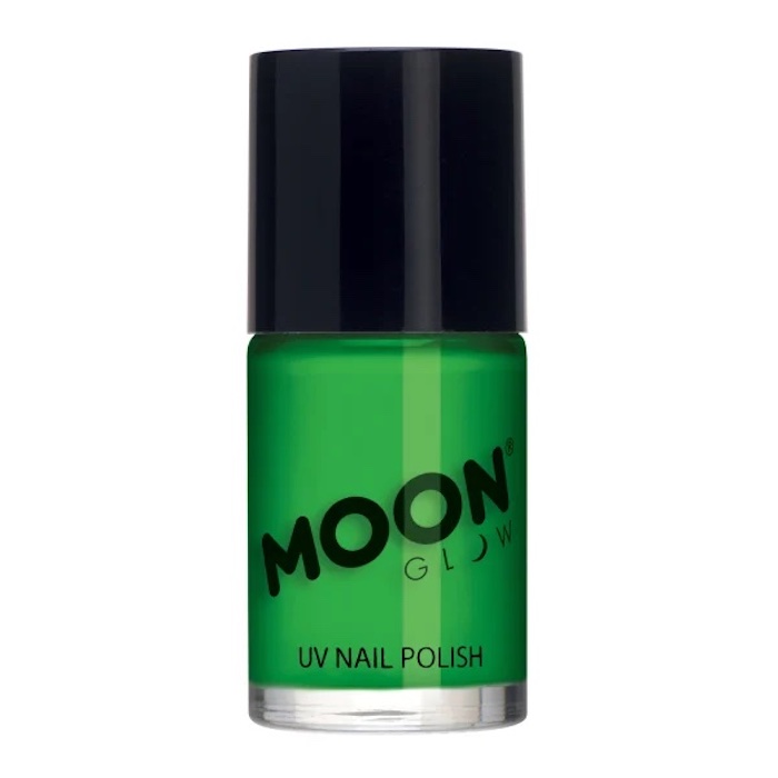 Neon UV Neglelak Intens Grøn - 14 ml til UV-fester