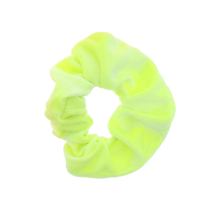 Neon UV Scrunchie i Gul til Din Fest