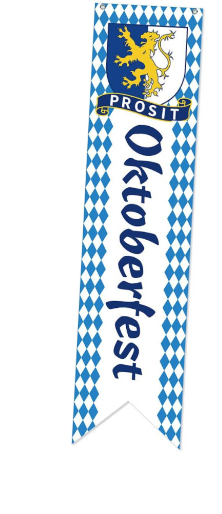 Oktoberfest Flag 130 cm - Festlig Dekoration til Fejringen