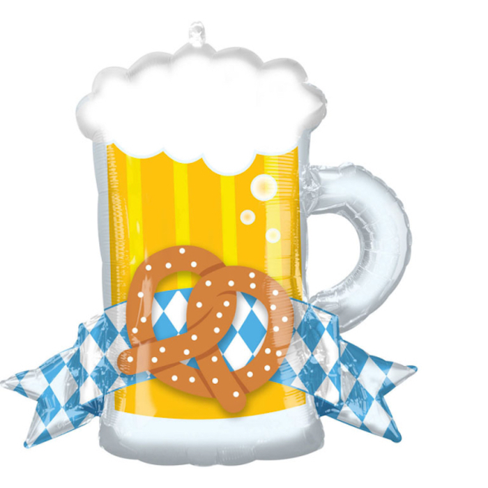 Oktoberfest Ølkrus Folieballon - Festlig Dekoration!