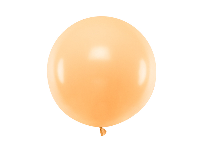 Pastel Fersken Ballon 60 cm – Perfekt til din fest!