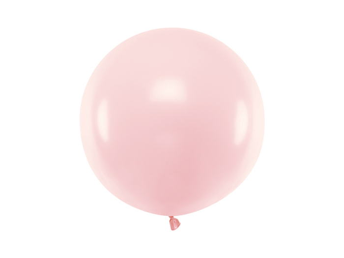 Pastel Lyserød Ballon - Ø60 cm til Festen