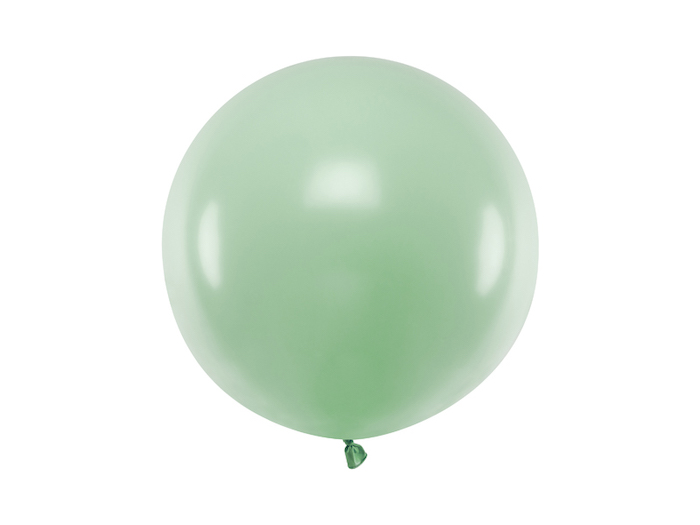 Pastel Pistache Ballon 60 cm - Festlig Dekoration