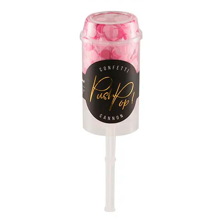 Pink Konfetti Popper til Fest - Køb nu hos PartyVikings.dk!