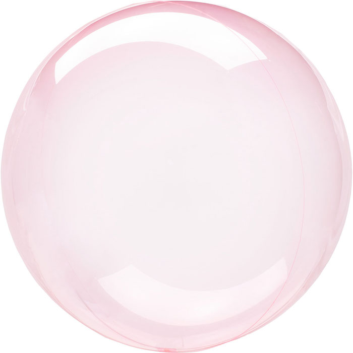 Pink Transparent Folie Ballon - Perfekt til fest!