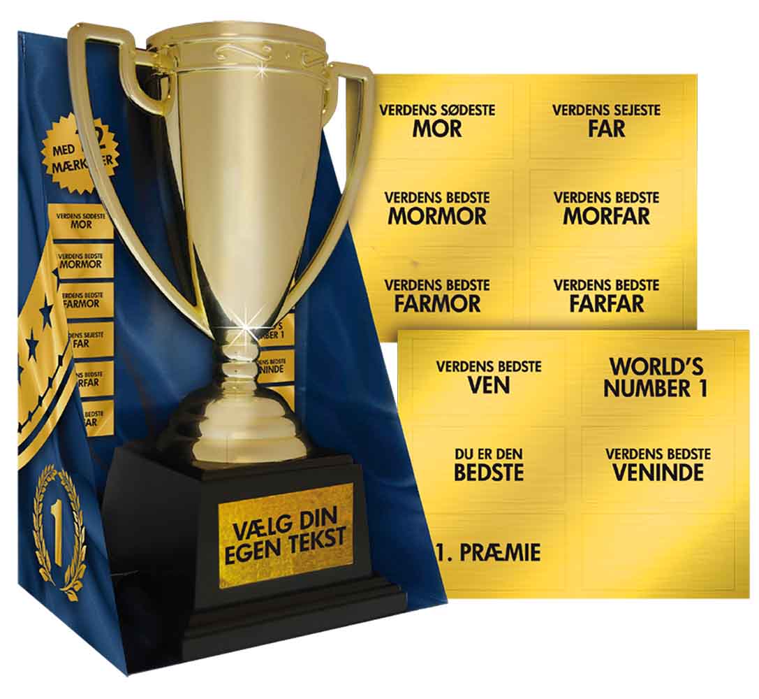 Guldpokal med Personlig Tekst – Den Perfekte Festgave!