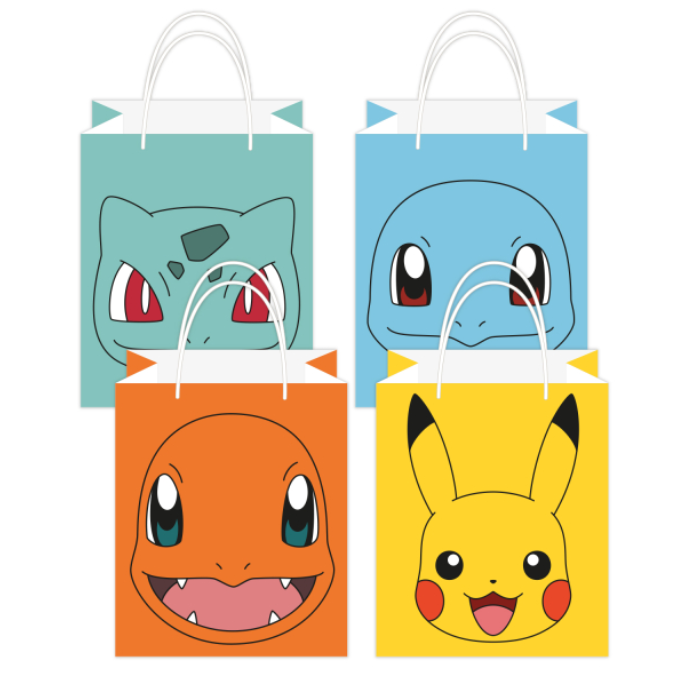 Pokemon Gaveposer - 8 stk. til fødselsdagsfesten!