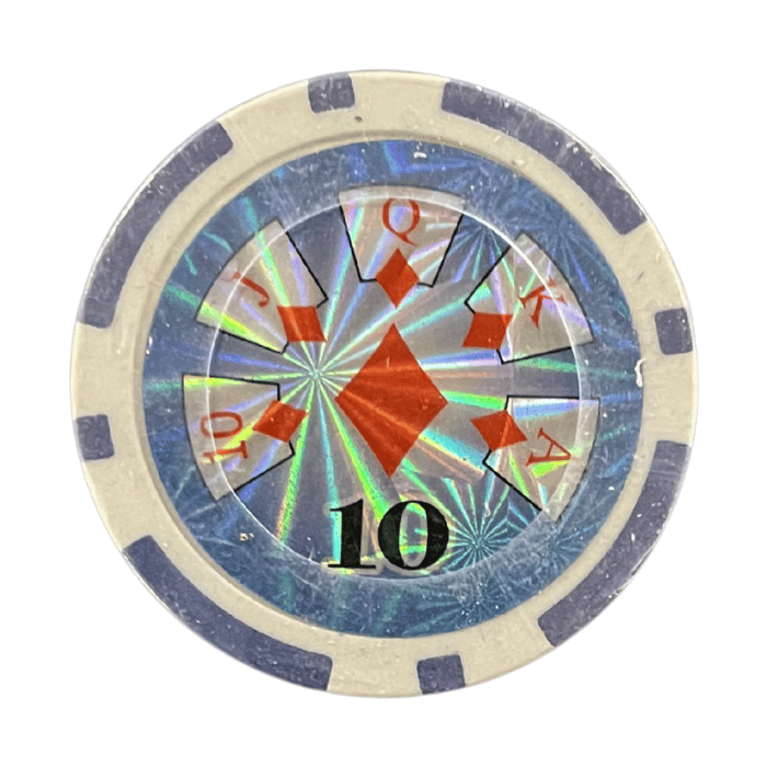 Poker Chips Royal Flush 10 50x