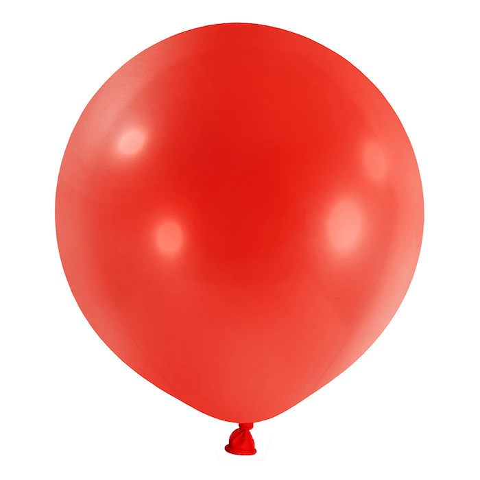 Rød Jumbo Ballon 60 cm til Festdekorationer
