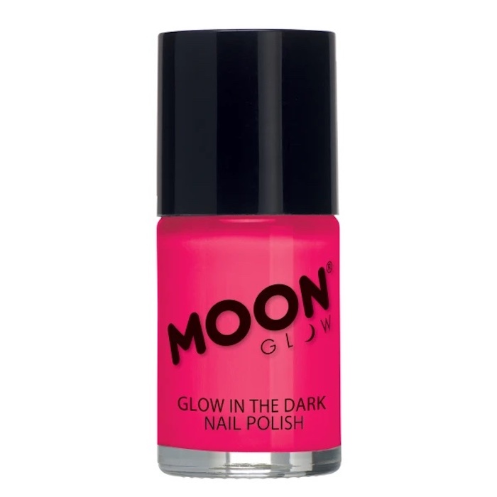 Selvlysende Pink Neglelak fra Moon Creations