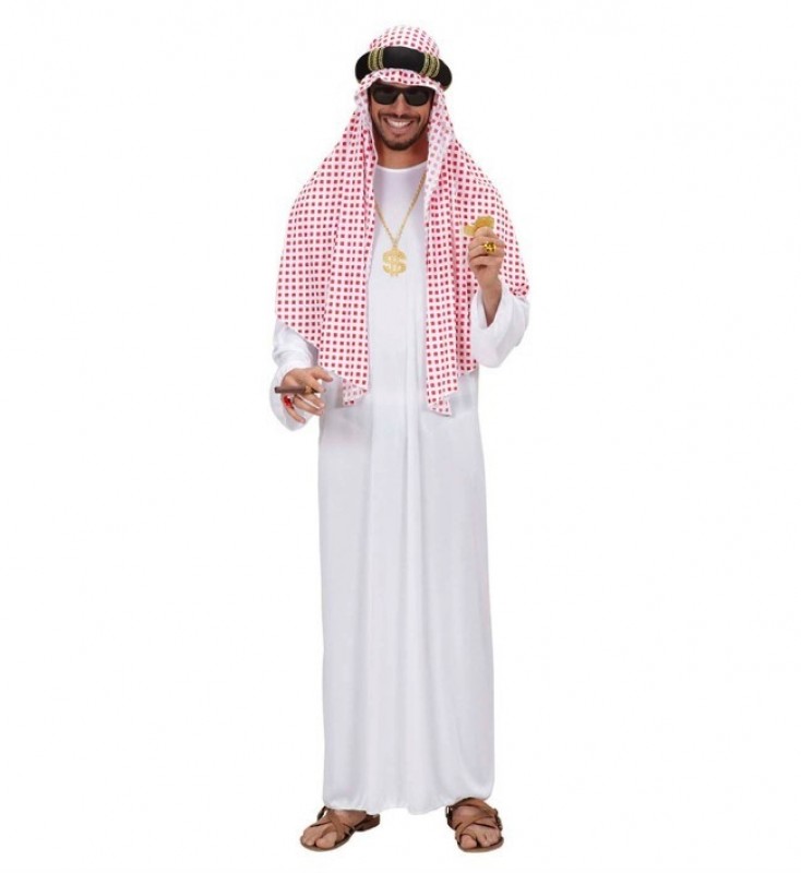 Stilet Sheik Kostume til Temafest - Populært Valg!