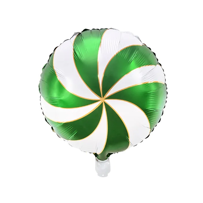 Slik Folie Ballon Grøn - Perfekt til julefesten!