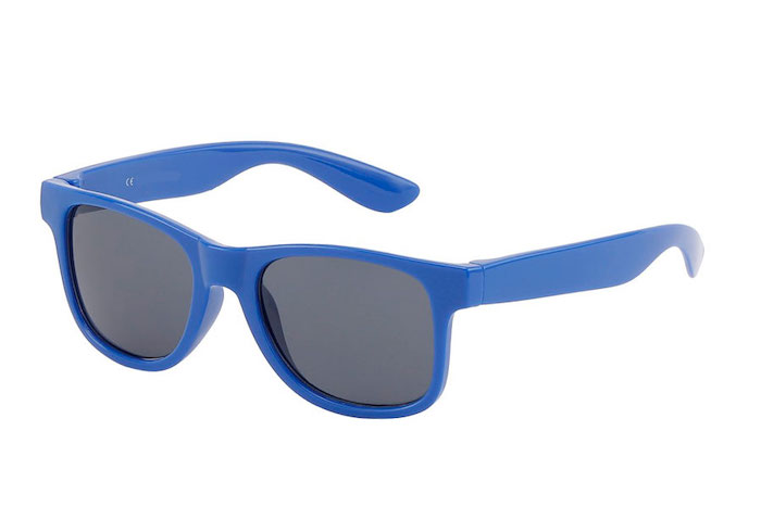 Wayfarer Solbriller i Blå - Perfekt til Festen!