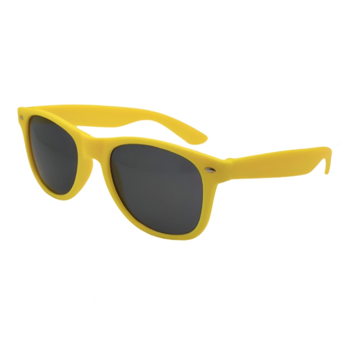 Wayfarer Solbriller i Gul - Onesize Tilbud!