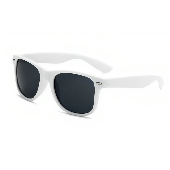 Solbriller Wayfarer Hvid Onesize