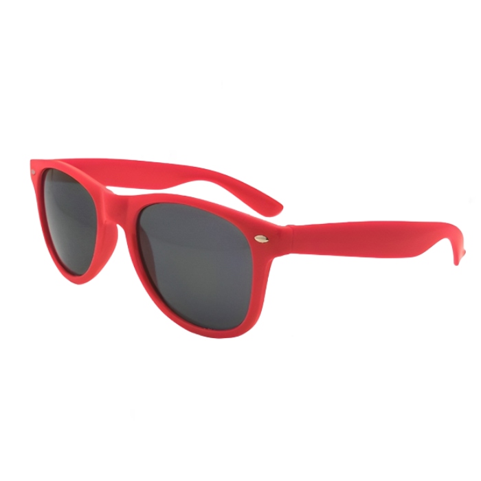 Wayfarer Solbriller i Rød - Onesize Tilbud!