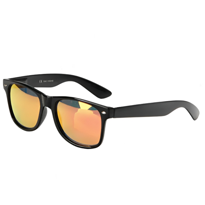 Wayfarer Solbriller med Sorte Farvede Linser - Onesize