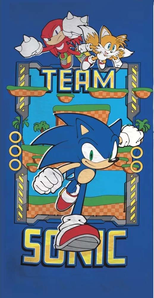 Sonic The Hedgehog Badehåndklæde – Fantastisk Tilbud!
