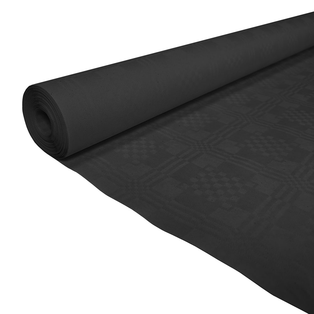 Elegant Sort Papirdug til Festlige Anledninger – 1,19 x 8 m