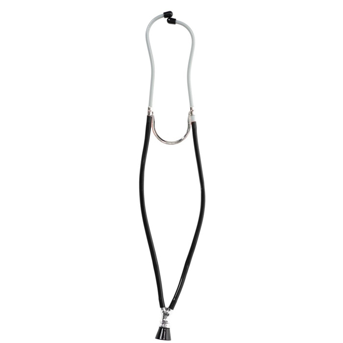 Sort Stetoskop Attrap til Kostume - Perfekt Accessory!
