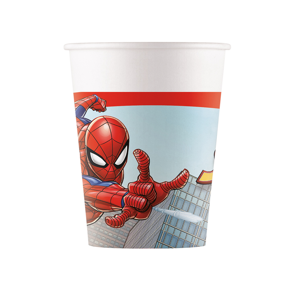 Spiderman Papkrus - 8 stk. til din fest!