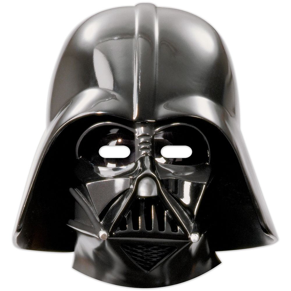 Star Wars Darth Vader Papmaske - 6 stk til festen!