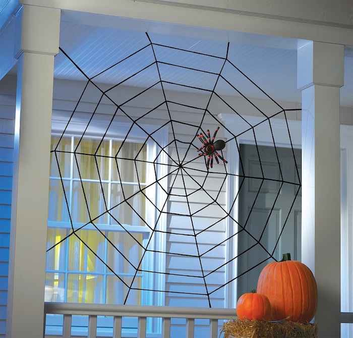 Stort Edderkoppespind i Reb til Halloween - Fantastisk tilbud!