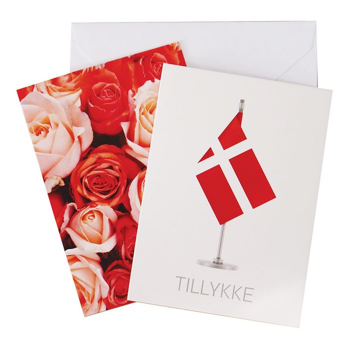 Tillykke Kort med Kuvert til Fødselsdag - Skab Minder!