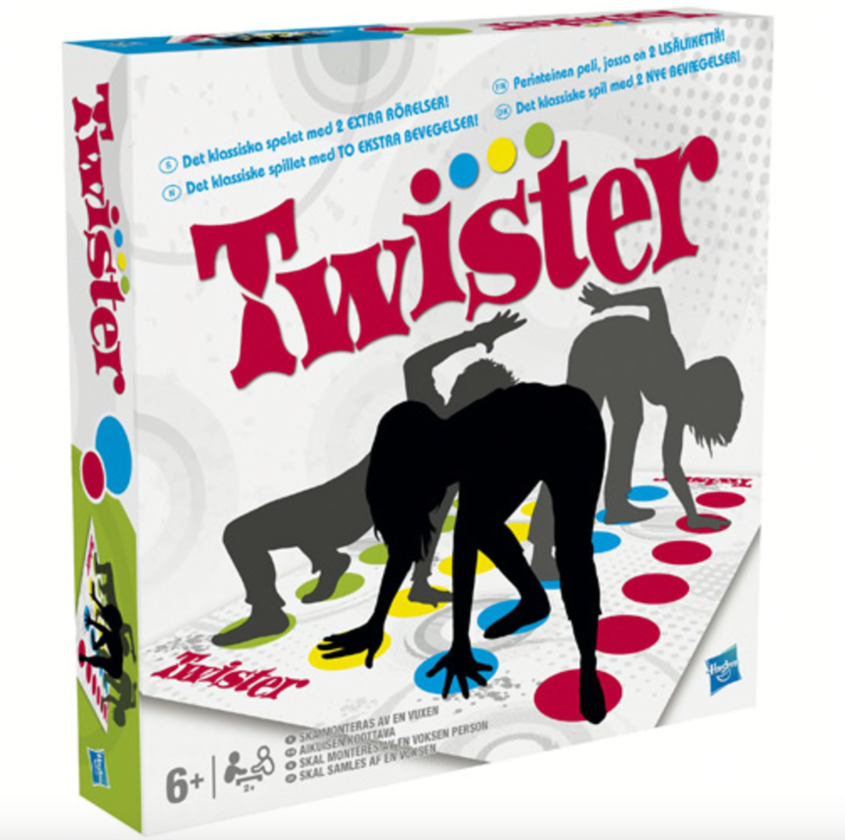 Twister Spil med Måtte og Spinner - Fantastisk Tilbud!