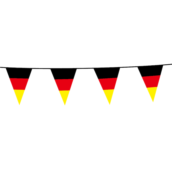 Tysk Flagguirlande 10 Meter - Perfekt til Festen!