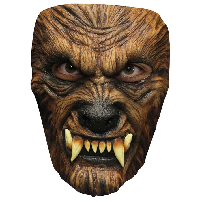 Skræmmende Ulve Maske til Halloween Festen!