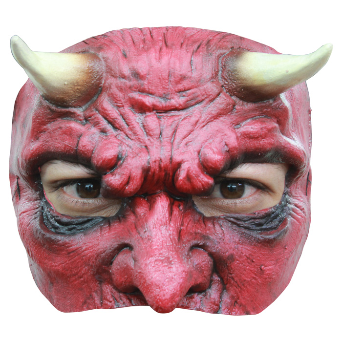 Uhyggelig Halv Djævle Maske