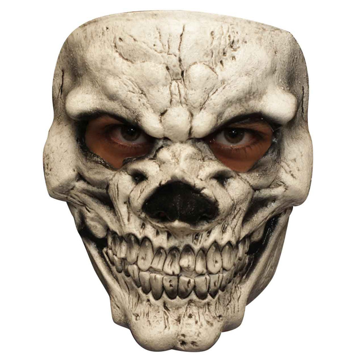 Skræmmende Skelet Kranie Maske til Halloween Fest