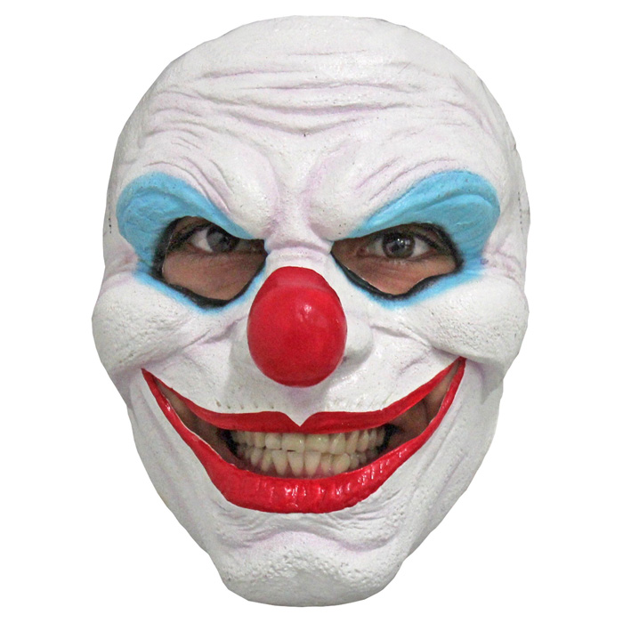 Uhyggelig Smilende Klovne Maske til Halloween Fest