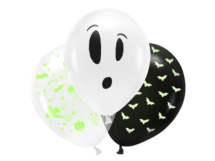 UV Halloween Balloner til Festlig Pynt - Stk