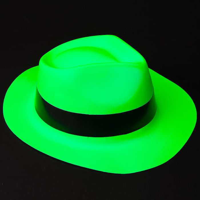 Neon Grøn UV Hat - Perfekt til Fest og Sol!