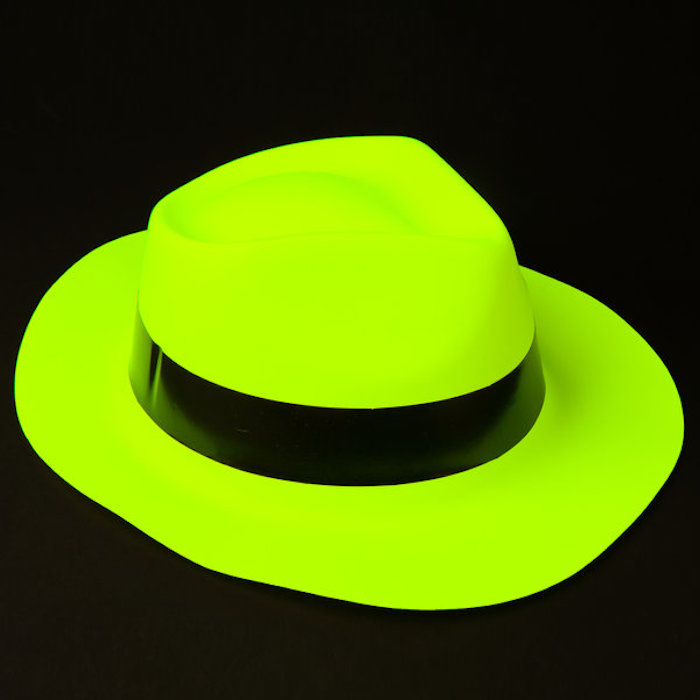 Neon Gul UV Hat til Fest – Perfekt til Sommerdage!