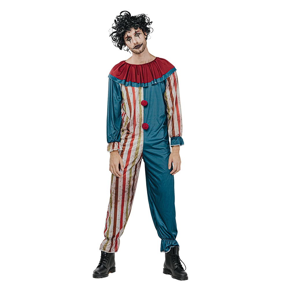 Vintage Klovne Kostume til Mænd - Perfekt til Karneval!