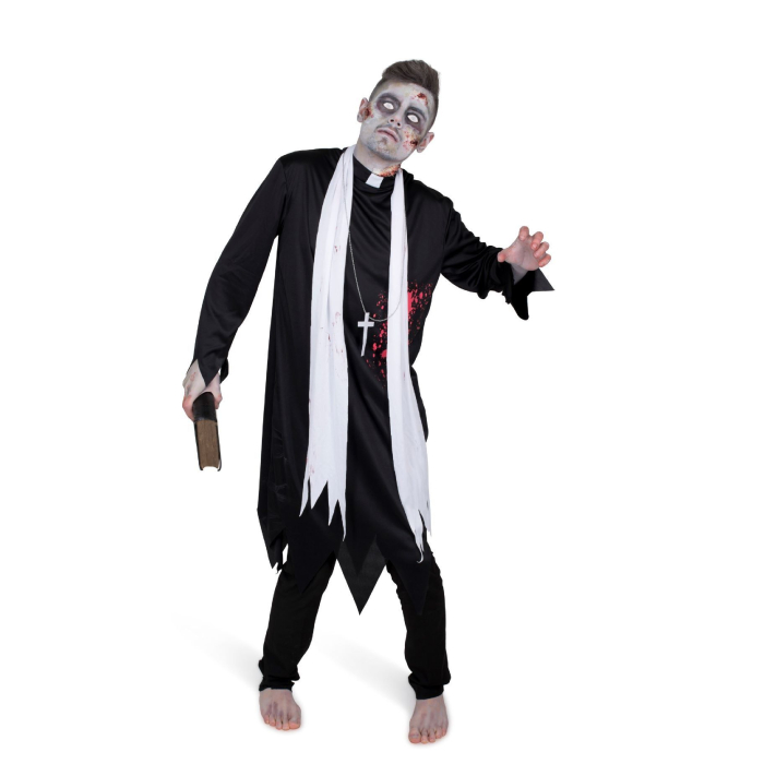Zombie Præst Kostume til Halloween Fest!