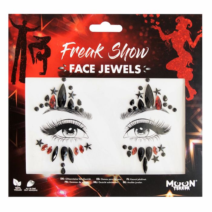 Freak Show Ansigtssmykker - Fantastisk Udsalg!