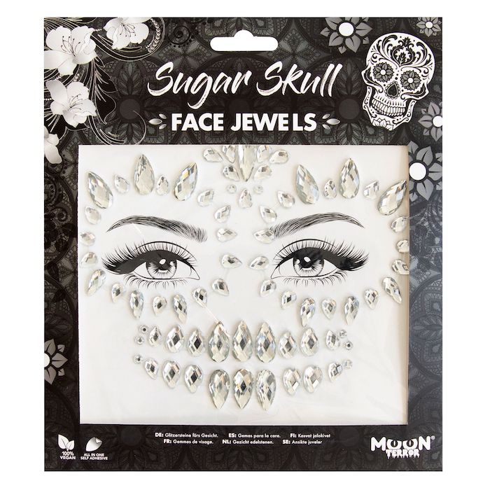 Suger Skull Ansigtssmykker - Fantastisk Tilbud!