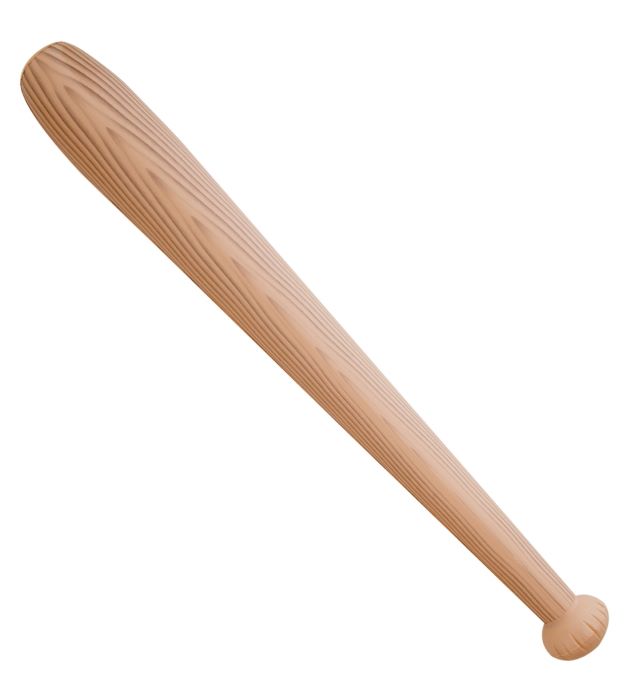 Oppustelig Baseballbat - 82 cm til Feststemning