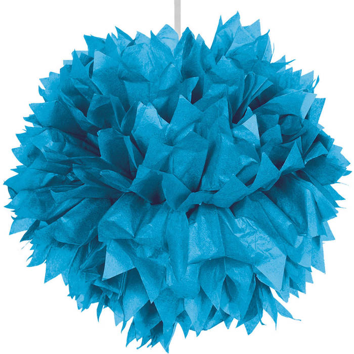 Blå Pompom 30