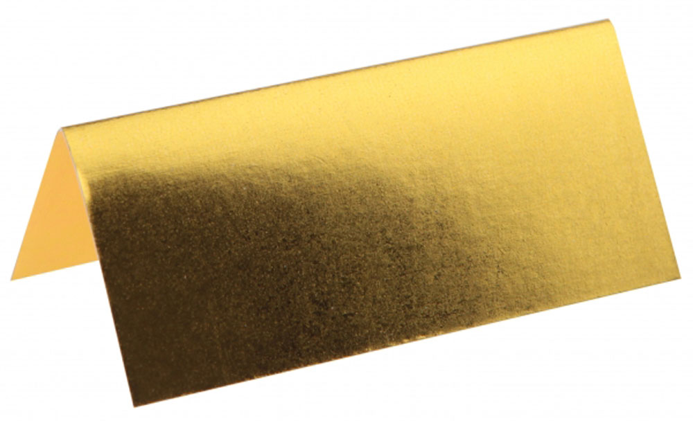 Bordkort i Metallic Guld – 10 Stk til Festlige Anledninger