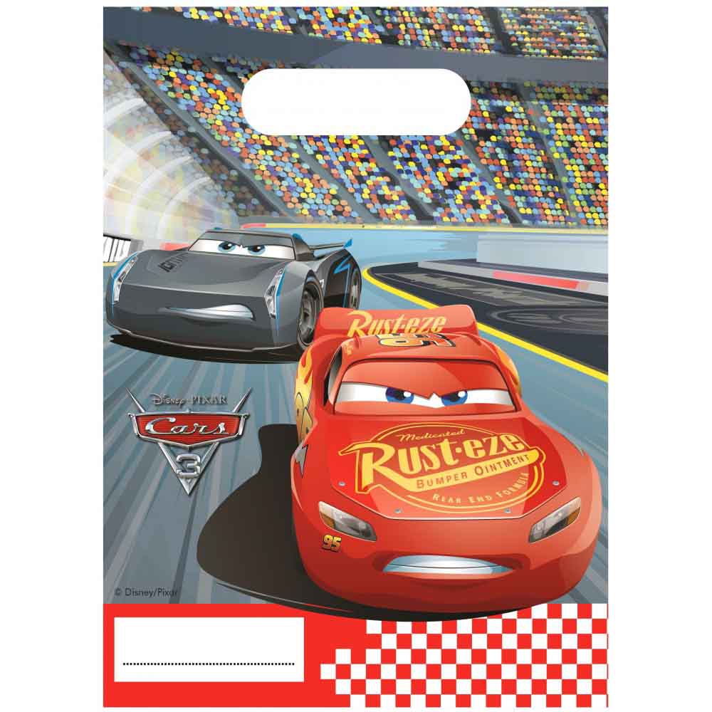 Cars Slikposer med Lynet McQueen – 6 Stk til Festen!