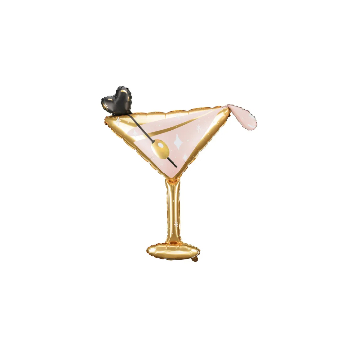 Cocktail Folieballon - Festlig Dekoration til Din Fest