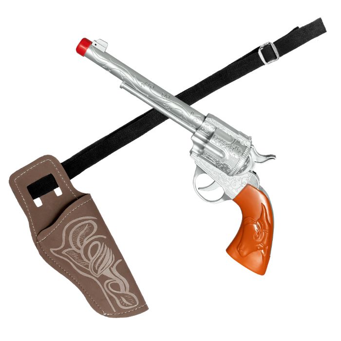 Cowboy Sæt med Pistol og Hylster - Fantastisk Tilbud!