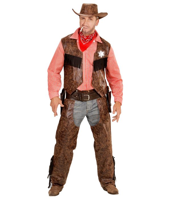Cowboy Sherif Kostume - Festligt Tilbehør til Eventyr