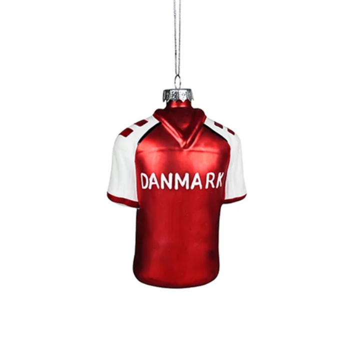 Danmark Fodbold T-shirt til Ophæng - Rød Dekoration